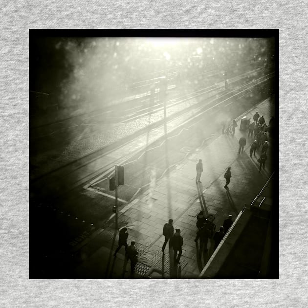 Long Shadows on Princes Street in Edinburgh by richflintphoto